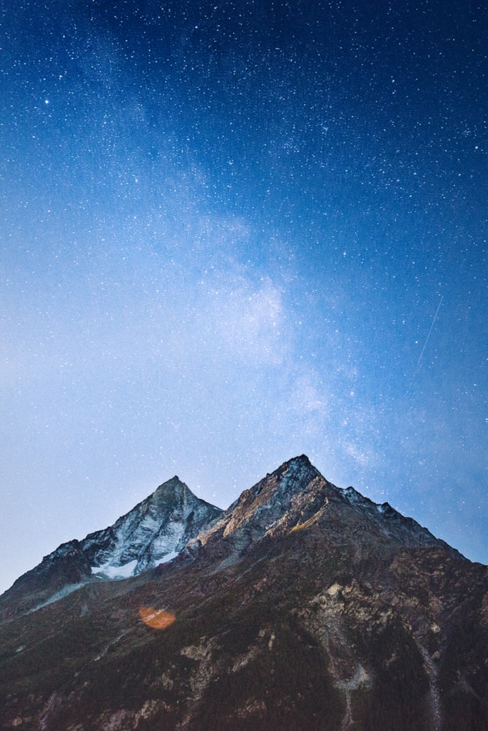 Suisse, paysages, Swiss Landscape, nature, Forclaz, Valais Swiss milky way